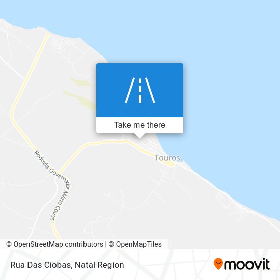 Rua Das Ciobas map