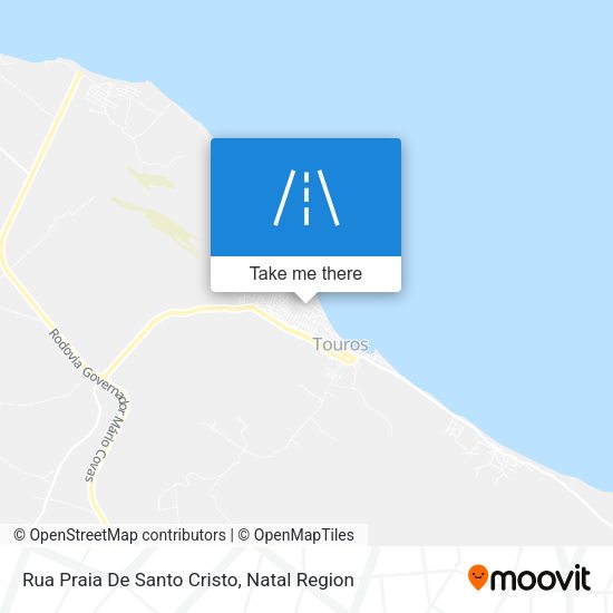 Rua Praia De Santo Cristo map