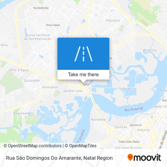 Rua São Domingos Do Amarante map