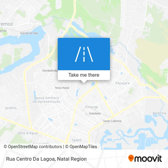 Rua Centro Da Lagoa map