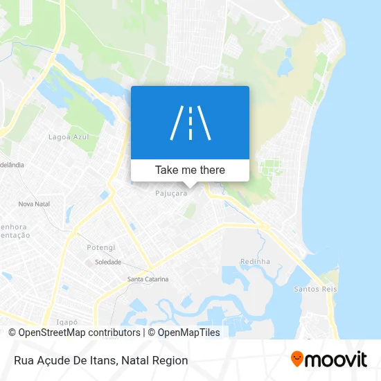 Rua Açude De Itans map