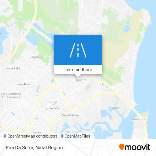 Rua Da Serra map