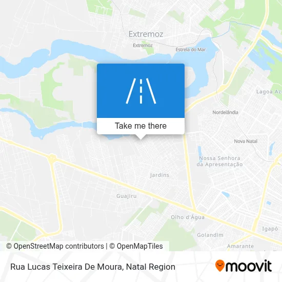 Rua Lucas Teixeira De Moura map