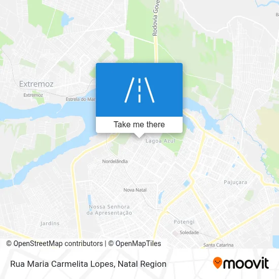 Rua Maria Carmelita Lopes map