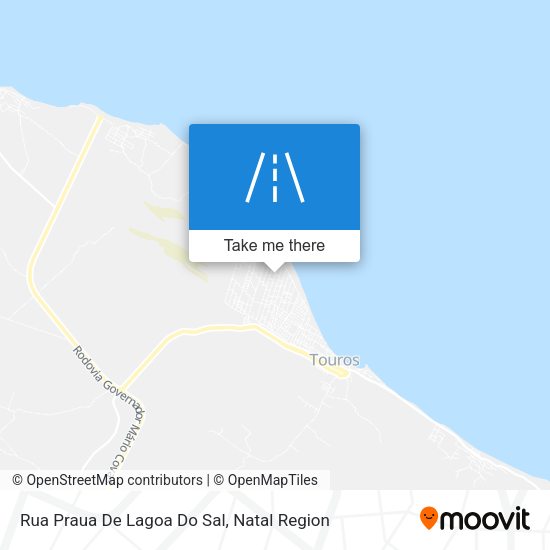 Rua Praua De Lagoa Do Sal map