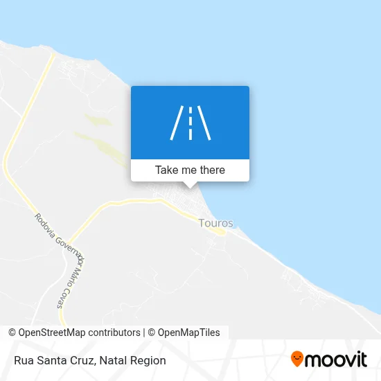 Rua Santa Cruz map