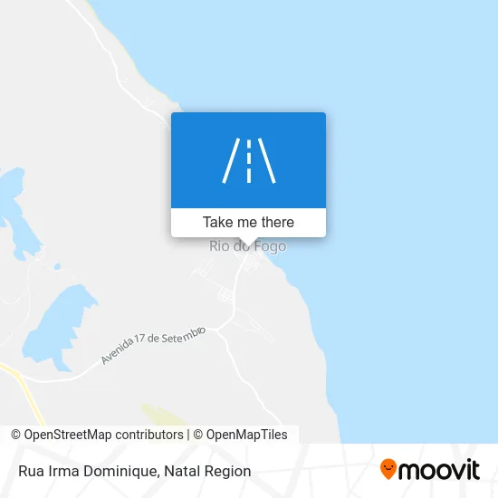 Rua Irma Dominique map