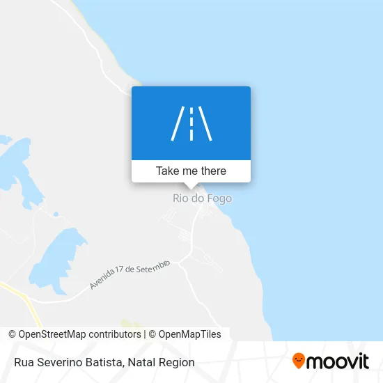 Rua Severino Batista map