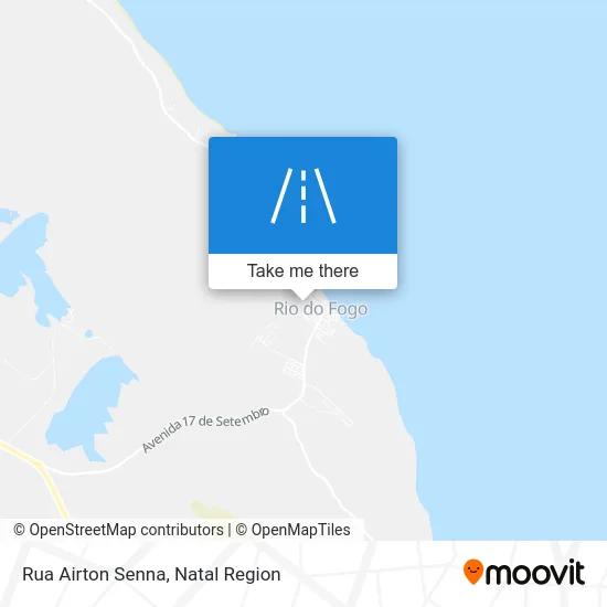 Rua Airton Senna map