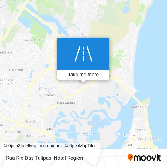 Rua Rio Das Tulipas map