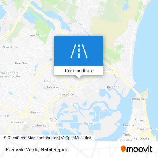 Rua Vale Verde map