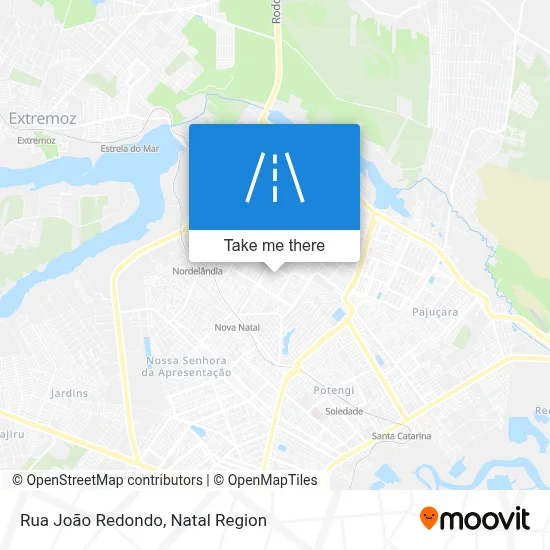 Rua João Redondo map