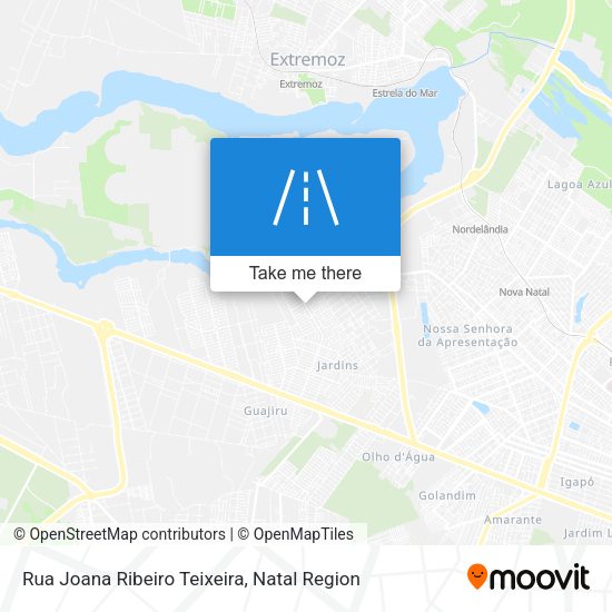 Rua Joana Ribeiro Teixeira map