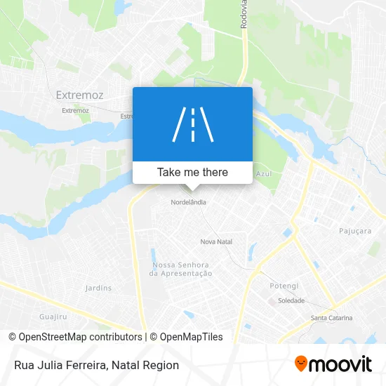 Rua Julia Ferreira map
