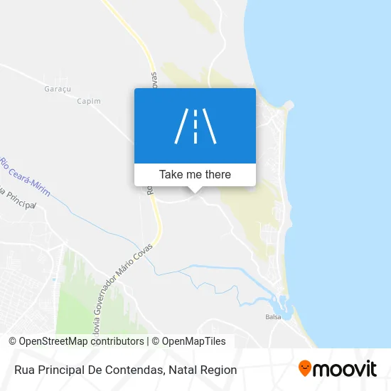 Rua Principal De Contendas map