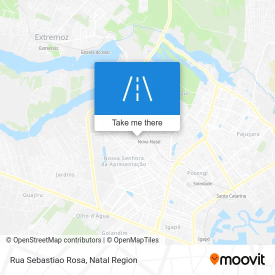 Rua Sebastiao Rosa map
