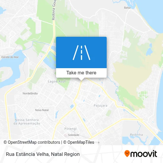 Rua Estância Velha map