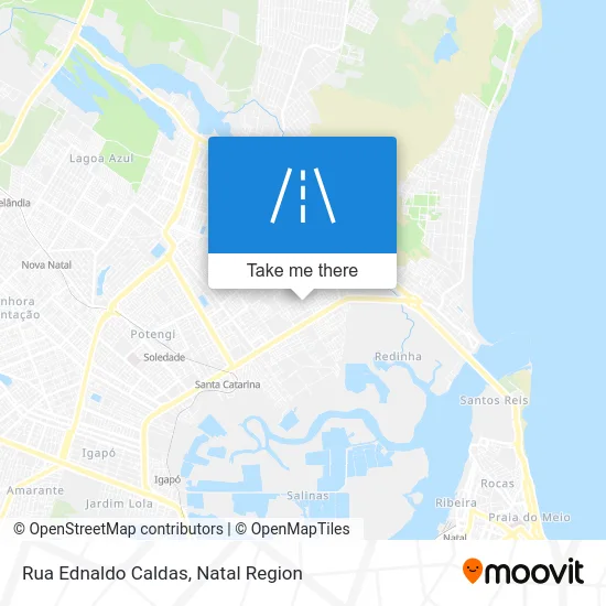 Rua Ednaldo Caldas map