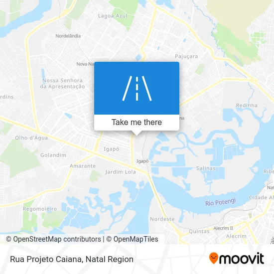 Rua Projeto Caiana map