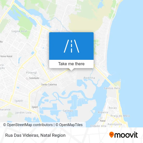 Rua Das Videiras map
