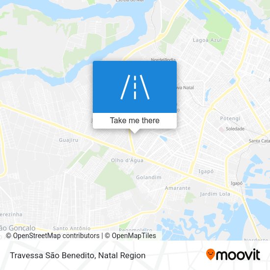Travessa São Benedito map