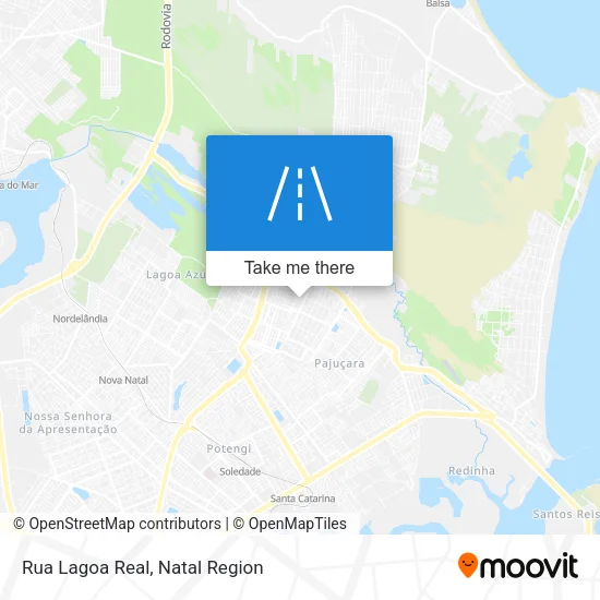 Rua Lagoa Real map