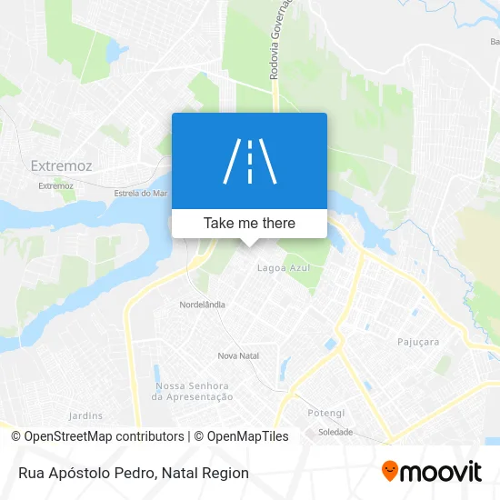 Rua Apóstolo Pedro map