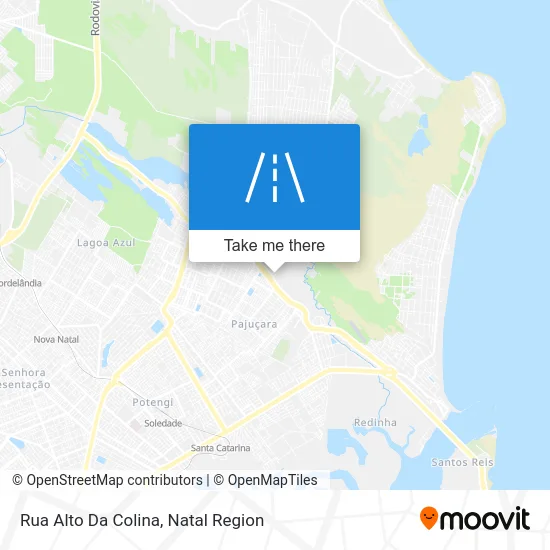 Rua Alto Da Colina map