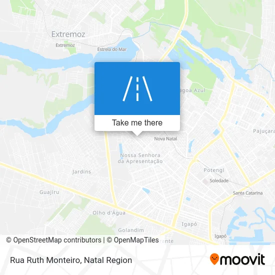 Rua Ruth Monteiro map