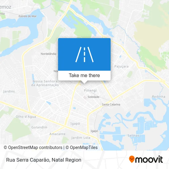 Rua Serra Caparão map
