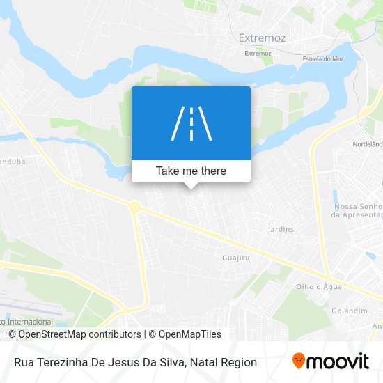 Rua Terezinha De Jesus Da Silva map