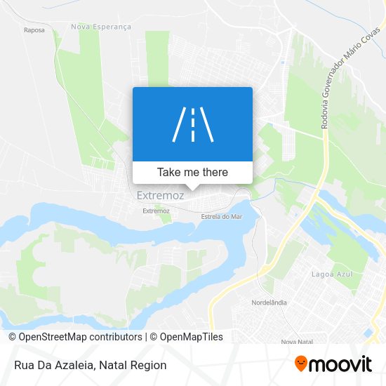 Rua Da Azaleia map