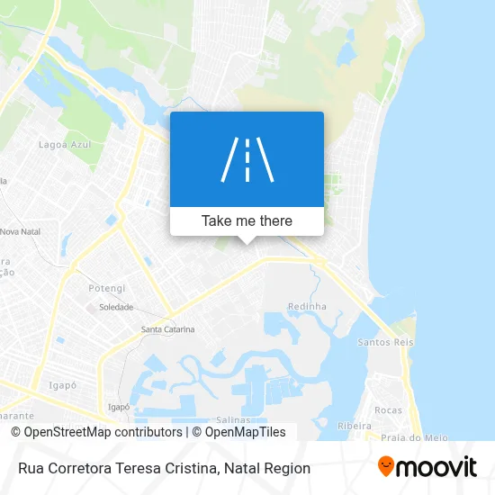 Rua Corretora Teresa Cristina map