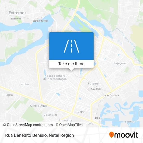Rua Benedito Benisio map