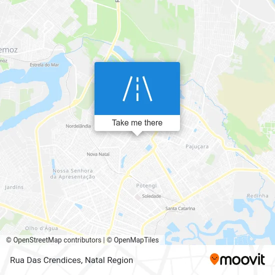 Rua Das Crendices map