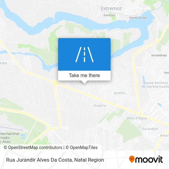 Rua Jurandir Alves Da Costa map
