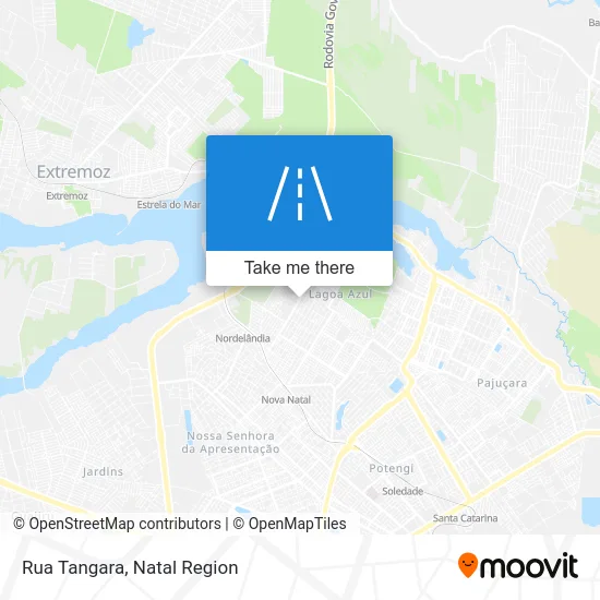 Rua Tangara map