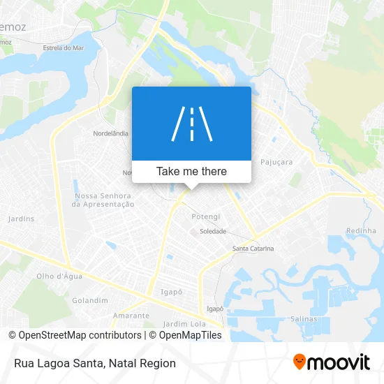 Rua Lagoa Santa map