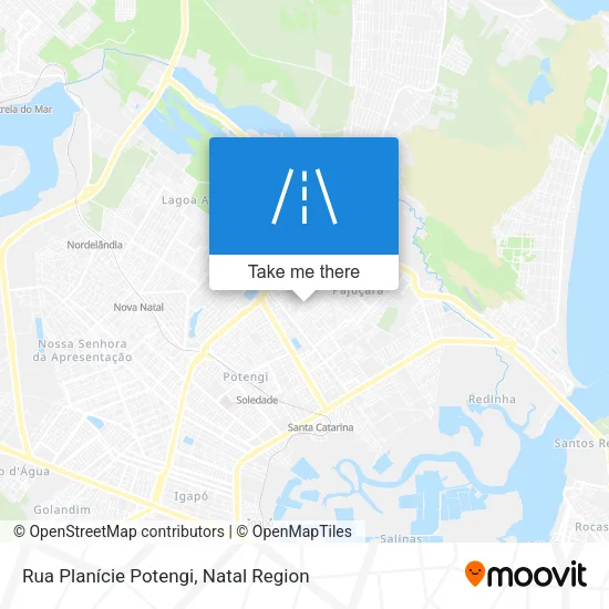 Rua Planície Potengi map