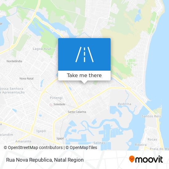 Mapa Rua Nova Republica