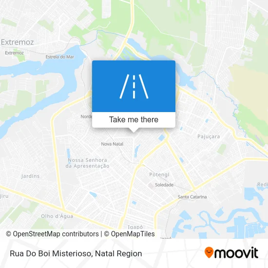 Rua Do Boi Misterioso map