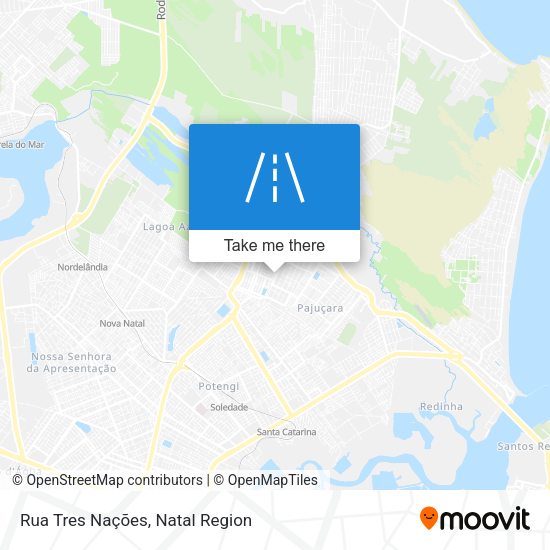 Rua Tres Nações map