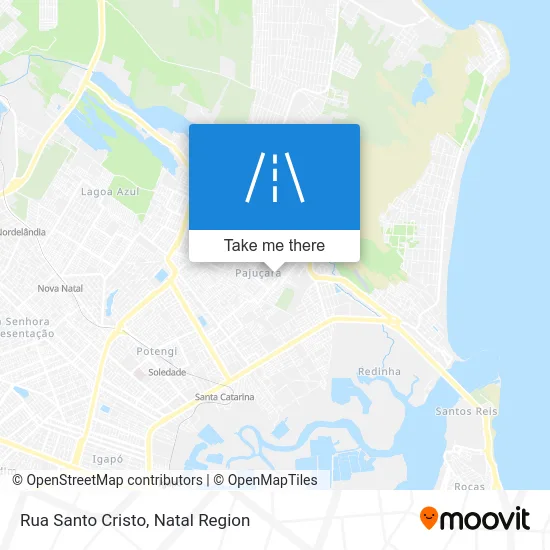 Rua Santo Cristo map