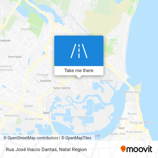 Rua José Inacio Dantas map