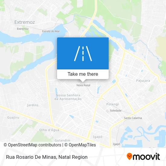 Rua Rosario De Minas map