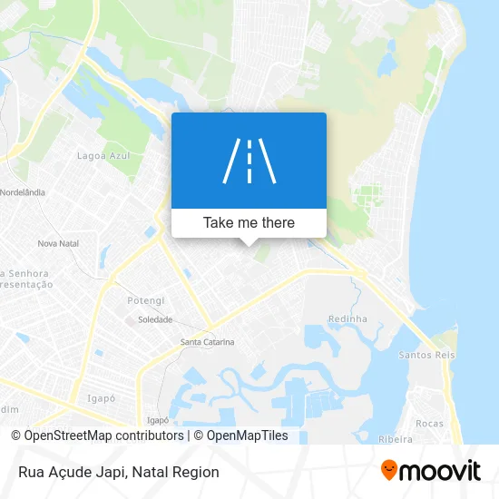 Rua Açude Japi map