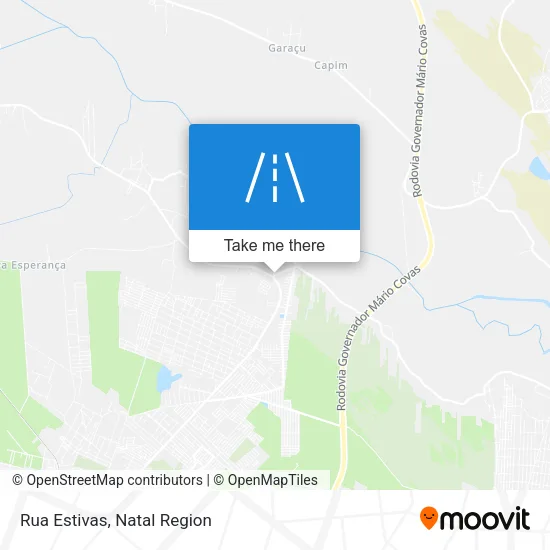 Rua Estivas map