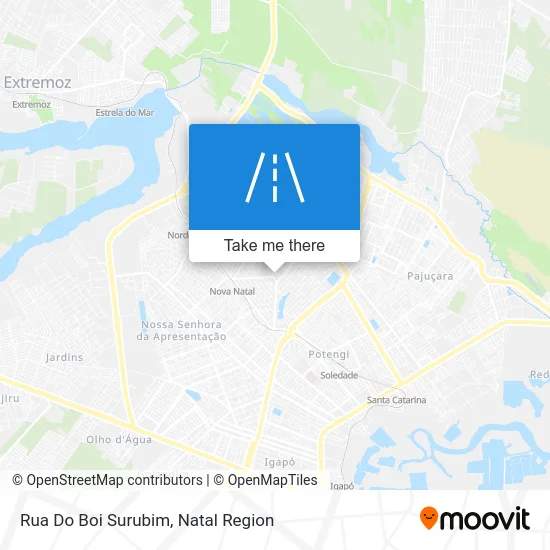 Rua Do Boi Surubim map
