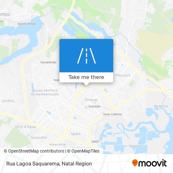 Mapa Rua Lagoa Saquarema