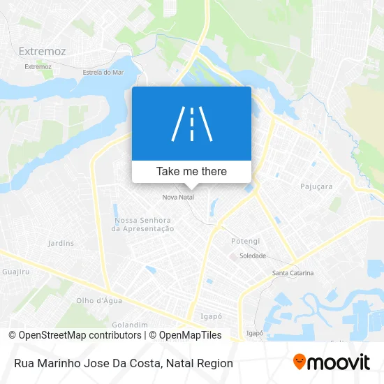 Rua Marinho Jose Da Costa map